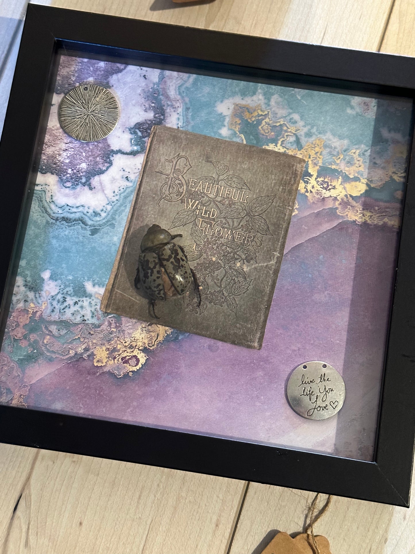 Bug Art - Beetle (FRAMED)