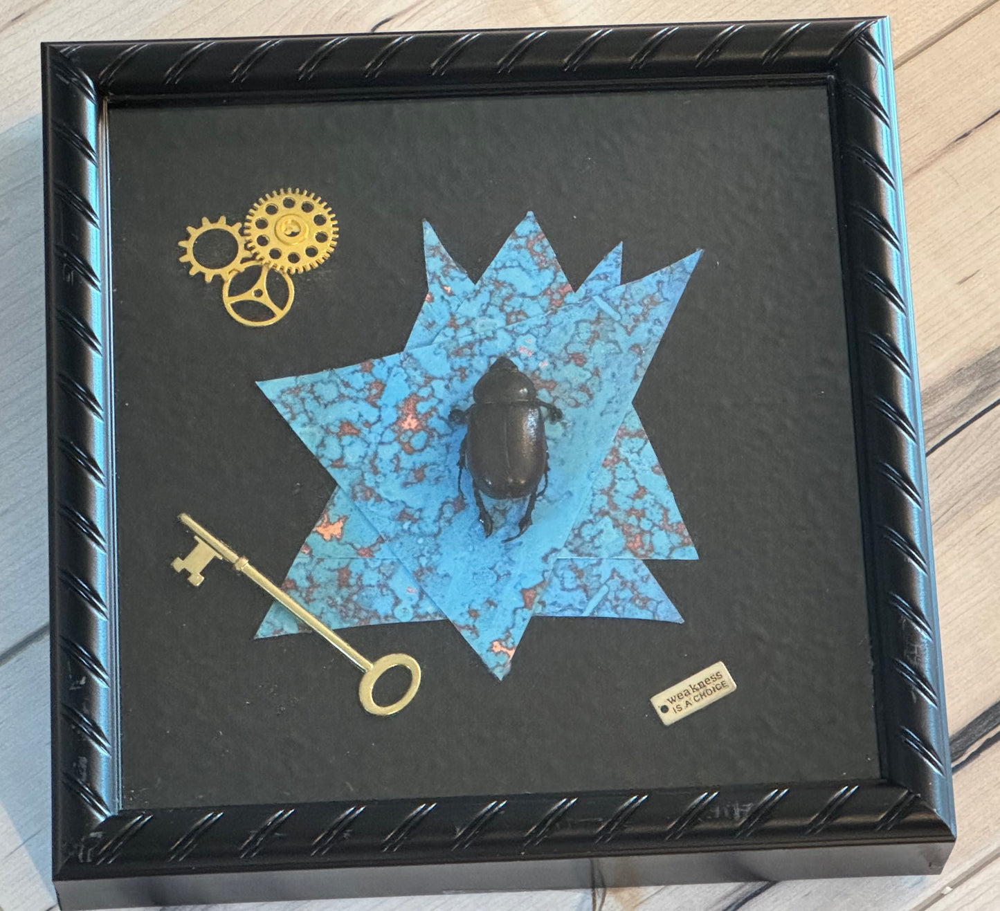 Bug Art - Beetle (FRAMED)